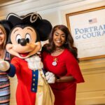 Jenna Bush Hager Salutes Veteran Cast Members at EPCOT Portraits of Courage